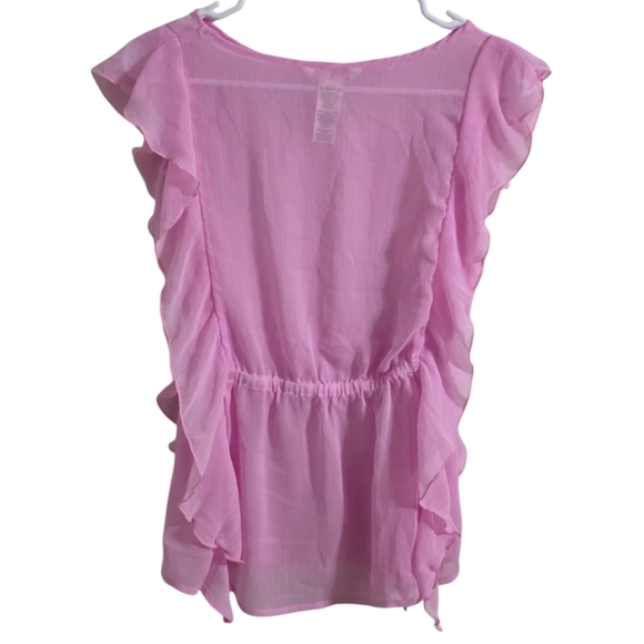 Tommy Bahama Sheer Pink Girls Swim Coverup Size 7 - Picture 3 of 3
